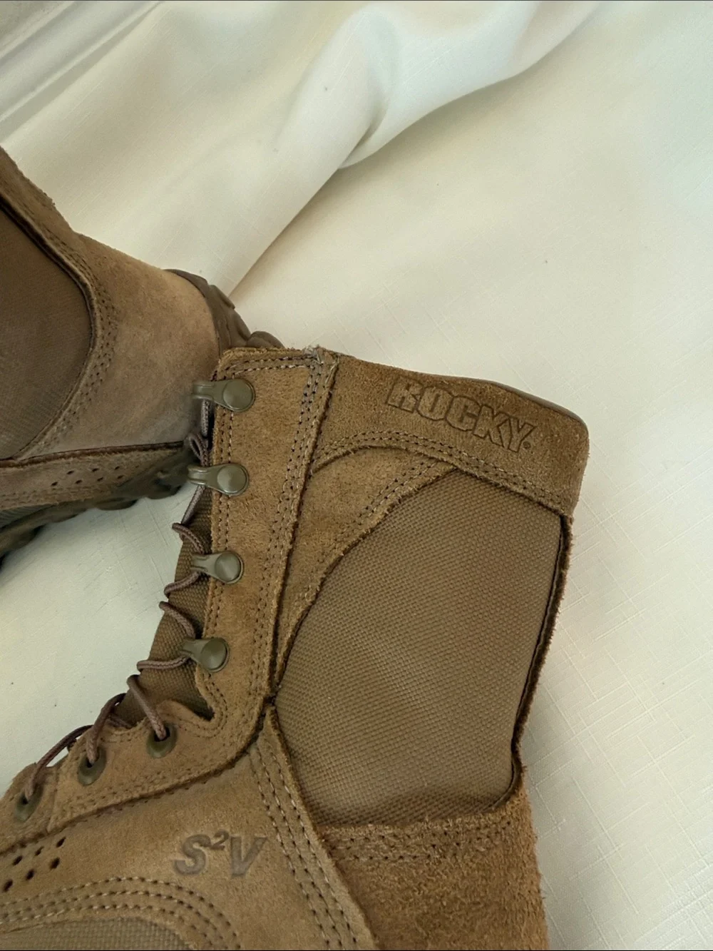 Rocky Men's Tactical Lace-Up Boot in Brown size 11 M